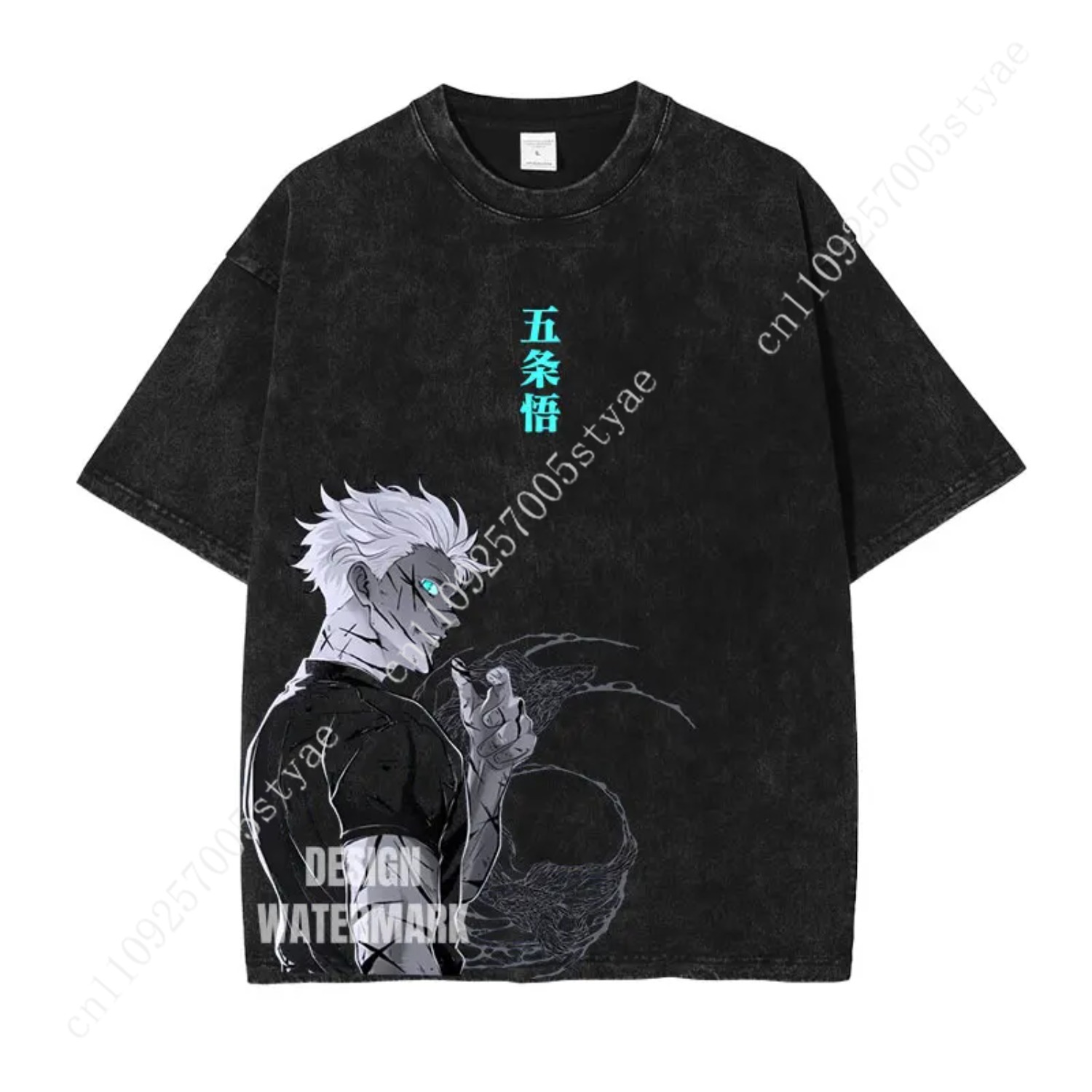 Quilt Cotton Summer - 고죠 사토루 그래픽 티셔츠 애니메이션 의류