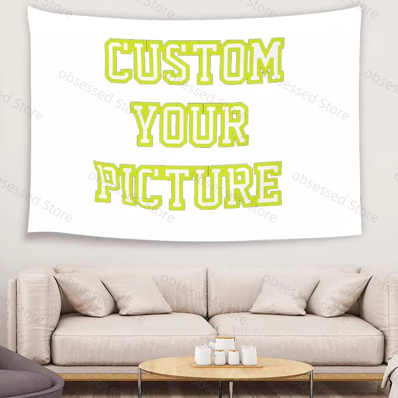 Home Textiles And Decor - 사진을 활용한 맞춤형 태피스트리 인쇄, 방