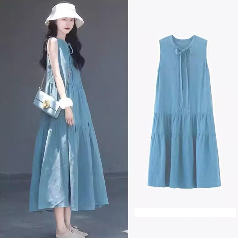 Linum Home Textiles - 임신 가을 드레스 임산부 민소매 바디콘