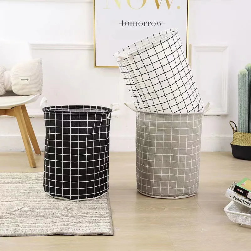 Linum Home Textiles - 대용량 접이식 세탁 바구니 가정용 옷