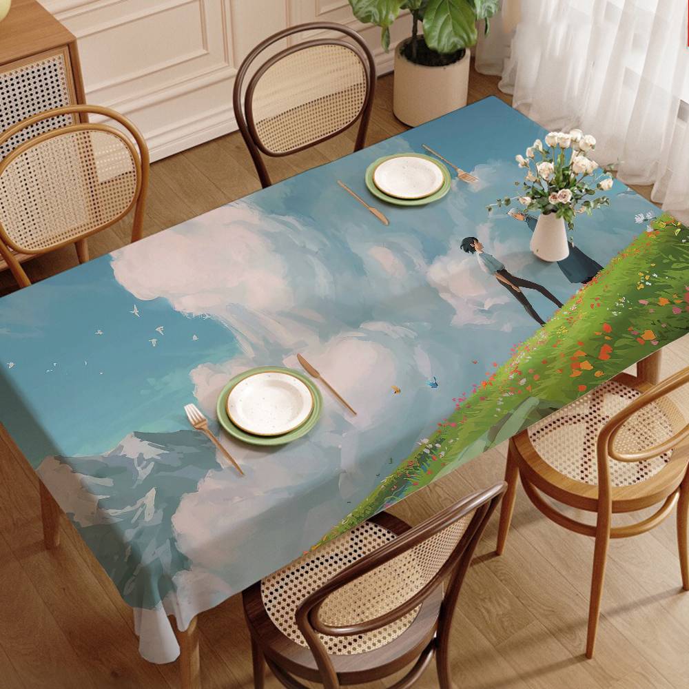 Japanese Home Textiles - 일본의 하울의 움직이는 성 영화 테이블보