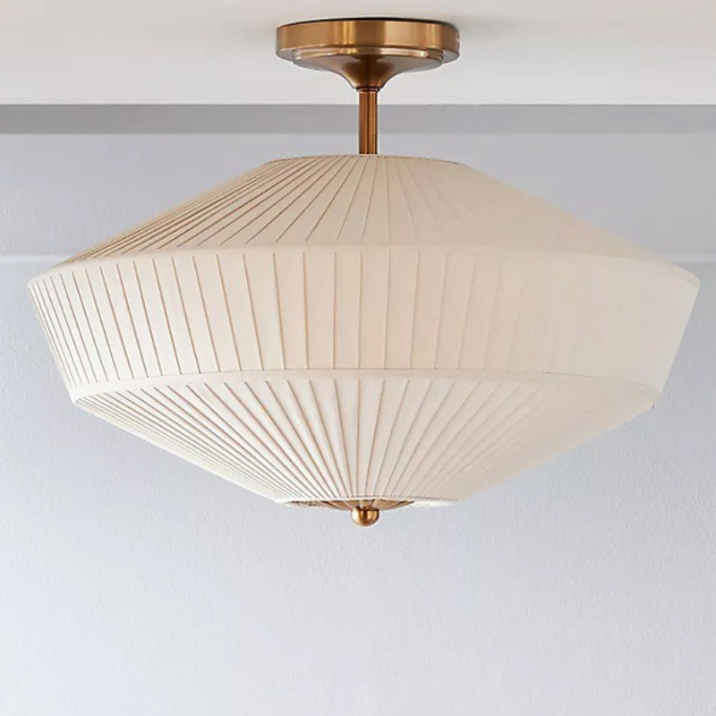 일본식 와비사비 LED 홈 천장 조명 주름진 직물 공예 - Japanese Home Textiles 리뷰 및 가격