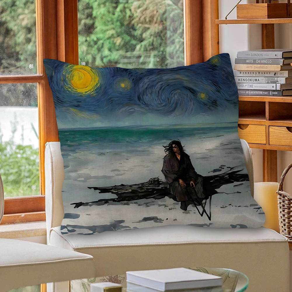 일본 사무라이 미야모토 무사시 럭키 드래곤 베개 커버  - Japanese Home Textiles 리뷰 및 가격