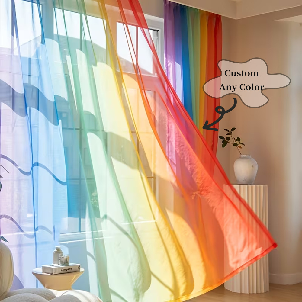 맞춤형 2D 플랫 2피스 시어 커튼, 원하는 디자인/이 - Home Textiles And Decor 리뷰 및 가격