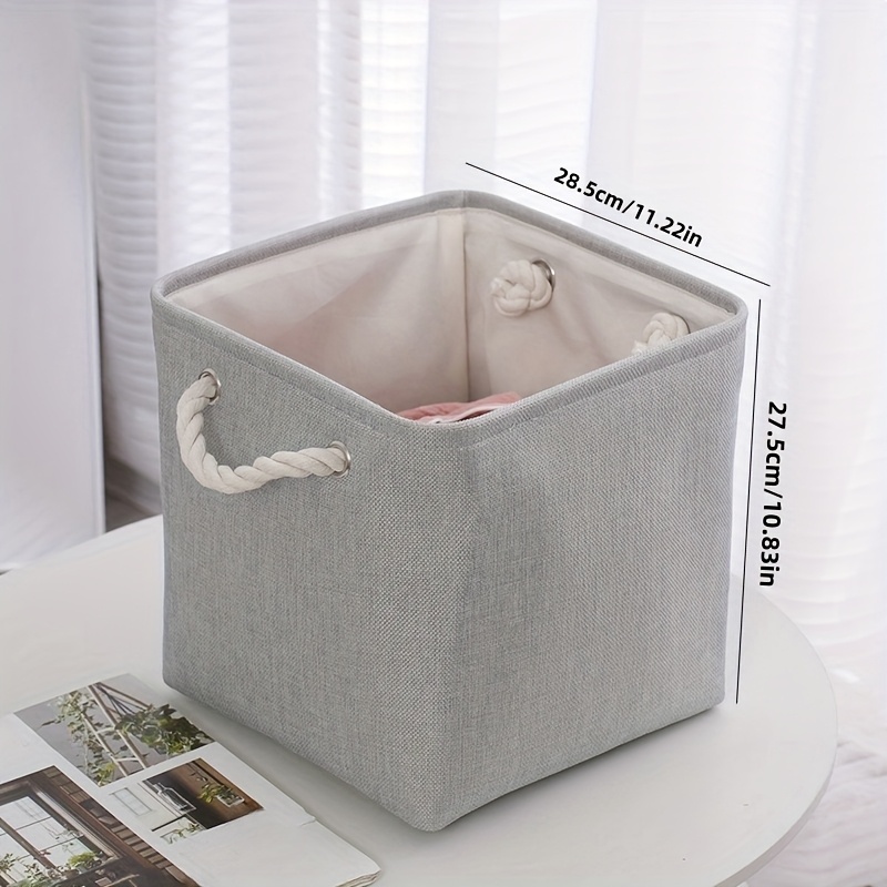 가정용 2개/면 및 린넨 수납함, 옷 정리 바구니, 손 - Linum Home Textiles 리뷰 및 가격