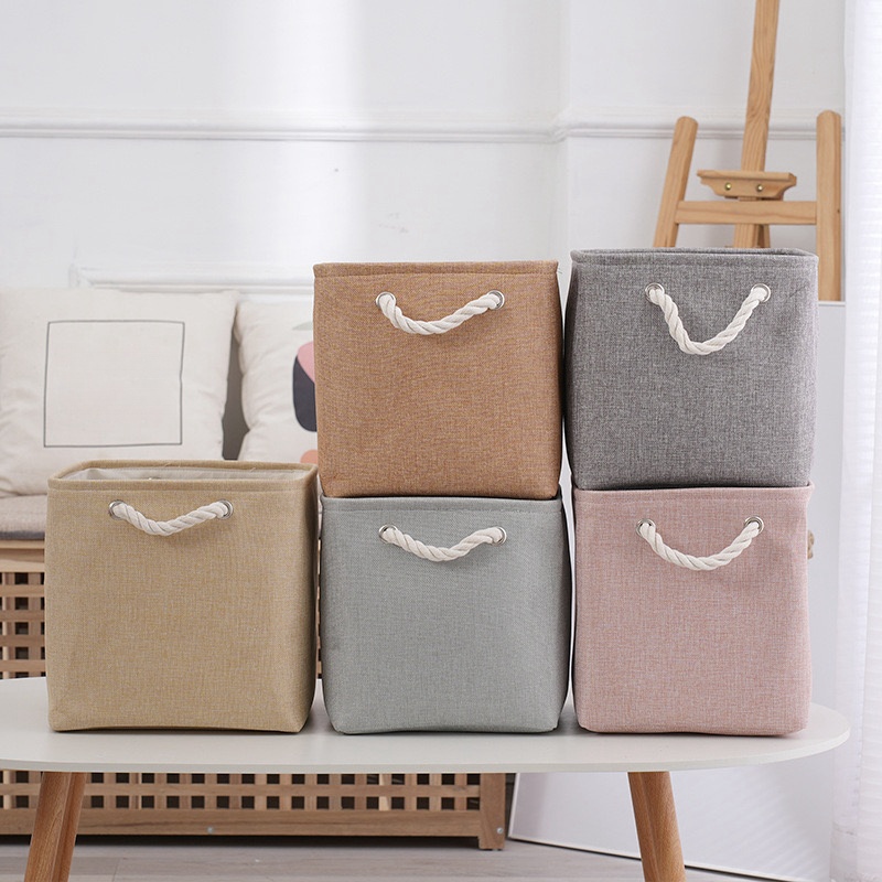 가정용 2개/면 및 린넨 수납함, 옷 정리 바구니, 손 - Linum Home Textiles 리뷰 및 가격