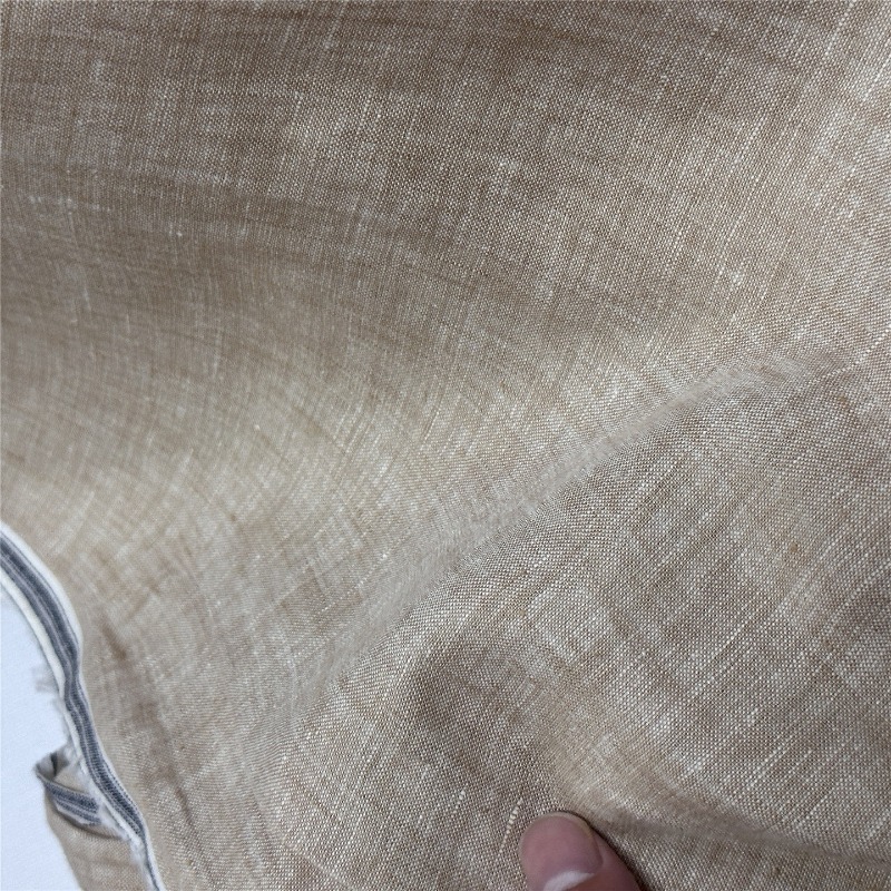 라이트 브라운 순수 린넨 원단 중국 스타일 항균 천연  - Linum Home Textiles 리뷰 및 가격