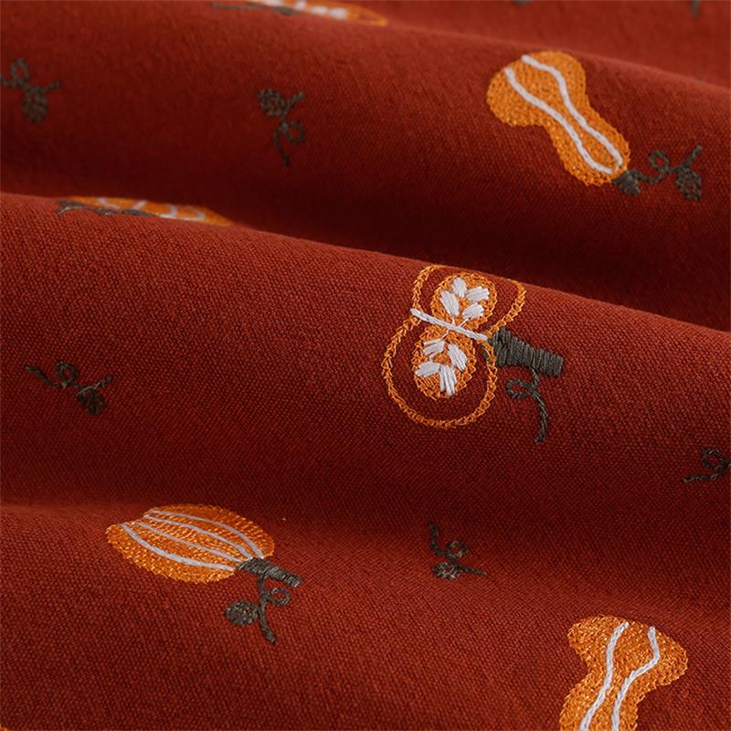 면 린넨 호박 자수 원단 수제 원피스 가방, 가정 가구 - Linum Home Textiles 리뷰 및 가격