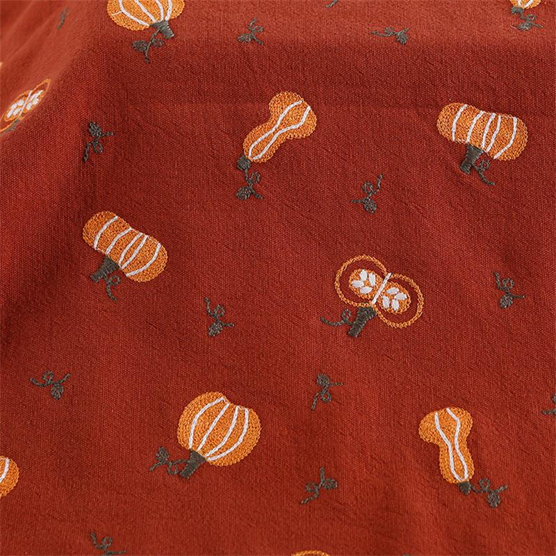 면 린넨 호박 자수 원단 수제 원피스 가방, 가정 가구 - Linum Home Textiles 리뷰 및 가격