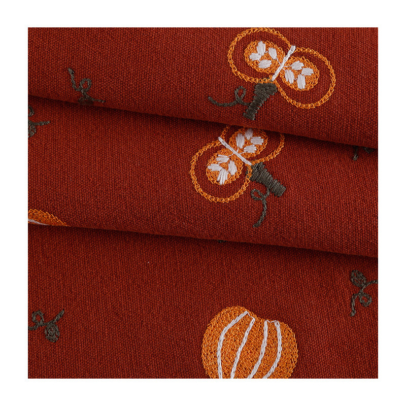 면 린넨 호박 자수 원단 수제 원피스 가방, 가정 가구 - Linum Home Textiles 리뷰 및 가격