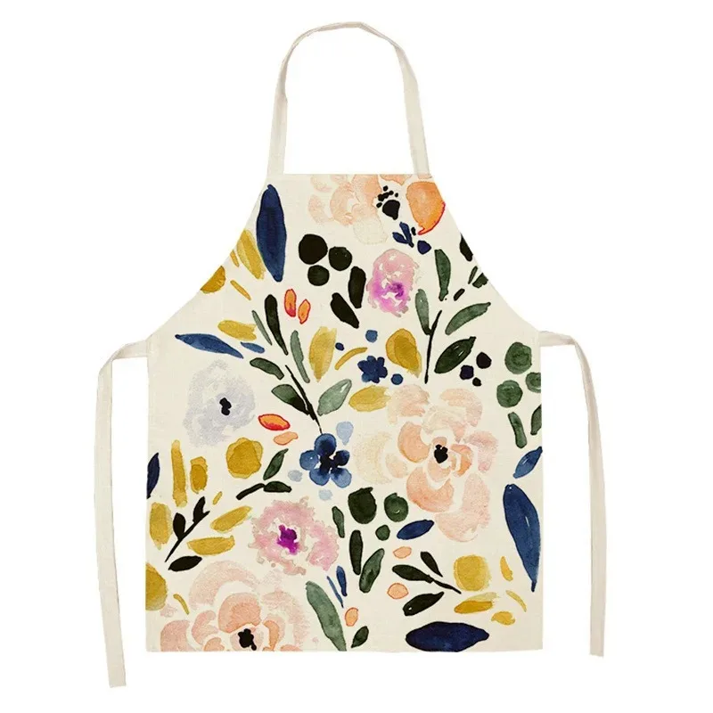 모란 꽃 리넨 앞치마 주방 밀크티 가게 레스토랑 작업복 - Linum Home Textiles 리뷰 및 가격