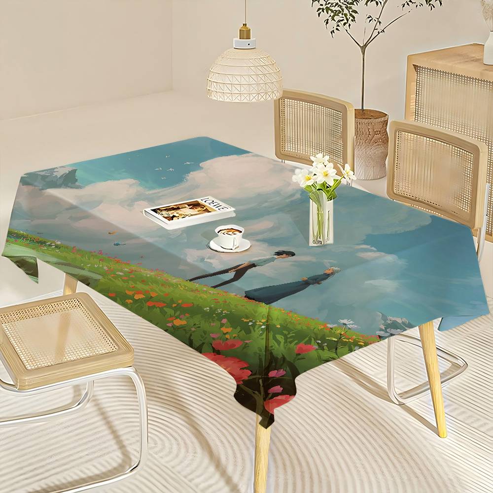 일본의 하울의 움직이는 성 영화 테이블보 테이블 커버  - Japanese Home Textiles 리뷰 및 가격