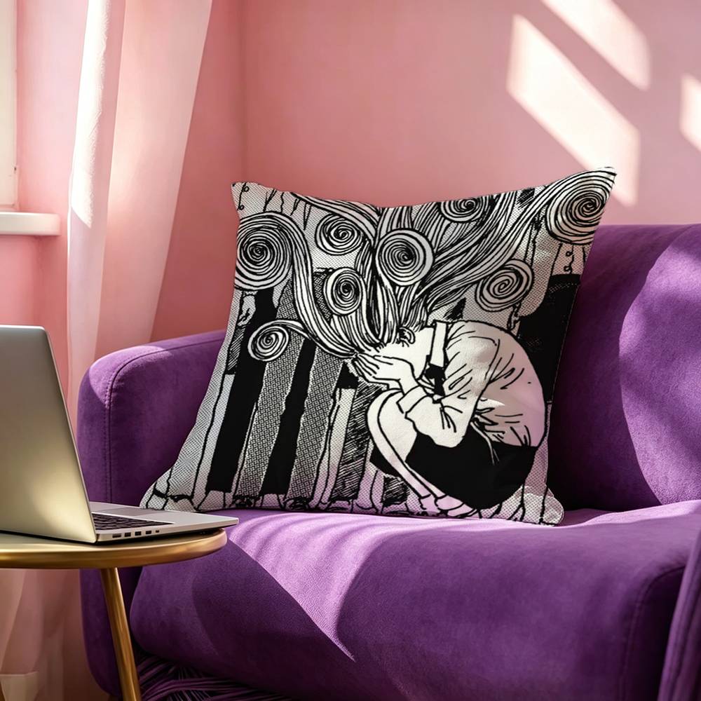 일본의 준지 이토 토미에 스퀘어 양면 인쇄 베개 커버  - Japanese Home Textiles 리뷰 및 가격