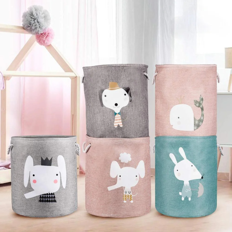 가정용 대형 세탁 바구니 접이식 보관함, 어린이 장난감 - Linum Home Textiles 리뷰 및 가격